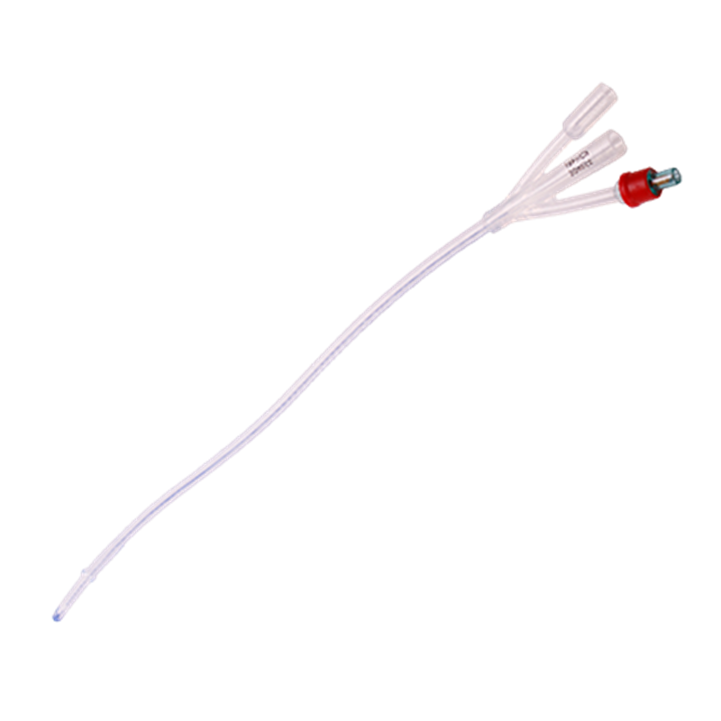 Silicone 3-Way foley Catheter 40cm Standard Tip with 30mL Balloon 18Fr